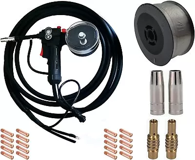 Aluminum Spool Gun Fit Miller210 Spoolmate 3035 Cable Mig Torch Welding Gun 16ft • $125.10