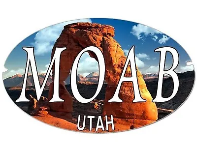 Moab Utah National Park Arch Oval  5  Usa Made Sticker Decal  • $16.99