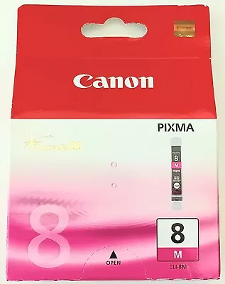 Genuine Canon CLI-8M Ink Cartridge Printer Ink Pack Magenta Colour • £5.99