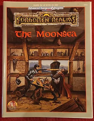The Moonsea Forgotten Realms Campaign TSR 9474 Dungeons & Dragons Map 1st Print • $50