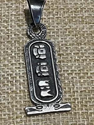 Vintage 925 Sterling Silver Mexican Pendant Signed  • $18