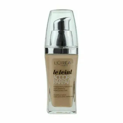 L'oreal Le Teint Accord Parfait Foundation Golden Amber (d7-w7) 30ml Pump Bottle • £6.24