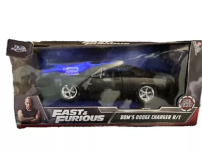 Jada Fast & Furious Dom's Dodge Charger RT Diecast Model Car  1:24 Scale • $15.50