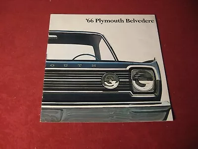 $19.95 • Buy 1966 Plymouth Belvedere, Satellite, Sales Brochure - Original