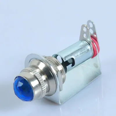 1pc Guitar Amp Blue Jewel Lamp Indicator Amplifier For Pilot Light Metal • $8.27