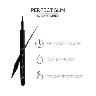 £7.99 • Buy L'Oreal Paris Superliner Perfect Slim Liquid Eyeliner - Intense Black - New