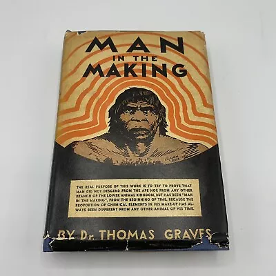 Man In The Making By Dr Thomas Graves 1936 Evolution Phrenology Vintage Rare • $250