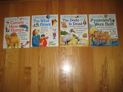 I Wonder Why Series Hardcover Books Lot Of 4 Camels Pyramids Dodo Wind 1990's • $13.99