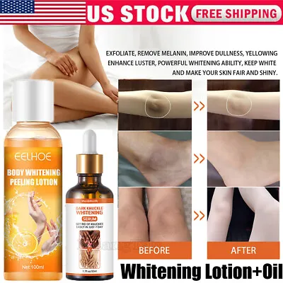 $8.95 • Buy Orange Peeling Lotion Body Whitening Cream Lightening Brightening Skin Care