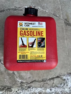 Midwest Can 2 Gallon Gas Can - Red • $15