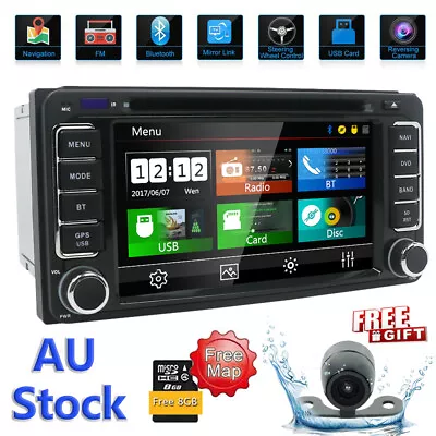 Car DVD Player For Toyota Universal Stereo Head Unit Radio GPS MAP Camera BT AUX • $202.99