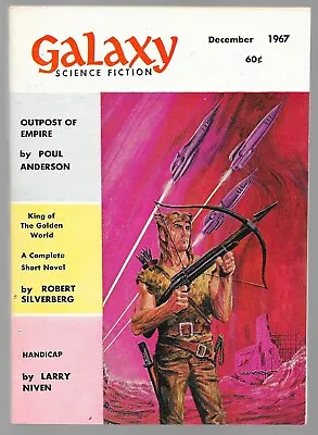 Galaxy Science Fiction December 1967 Larry Niven Robert Silverberg Poul Anderson • £13.65