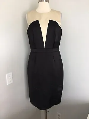 Nwt $1240 Martin Grant Ivory Black Faux Bustier Dress Size 42  Made In France • $159