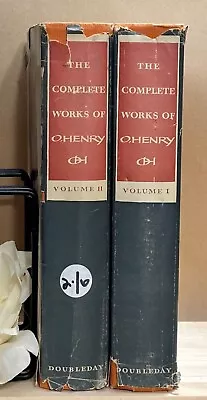 The Complete Works Of O. Henry Volume 1 & 2  1953 Set Of 2 HC/DJ Doubleday • $15