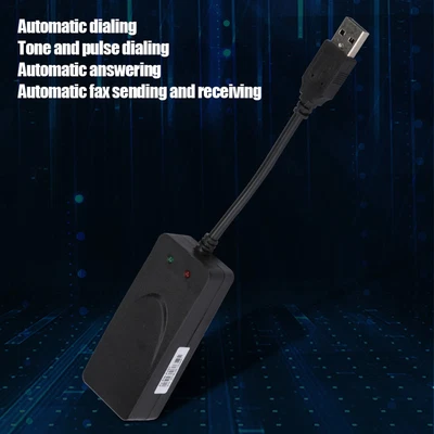 £17.41 • Buy Fax Modem Dual Port USB2.0 56K External Modem Driver For Win 7/Win 8/Win 10 UK