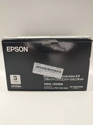 Genuine Epson Black Ink Conversion Kit T562A Stylus Pro7800/9800/ & PX-7500/9500 • $24.99