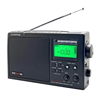 C. Crane CCRadio-2E Enhanced Portable AM/FM Radio - Black • $179.99