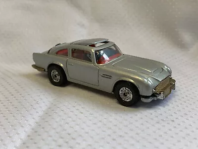 James Bonds Aston Martin DB5 Corgi Toys 007 Diecast Car Ejecting Rider 1977 Vtg • $89.95