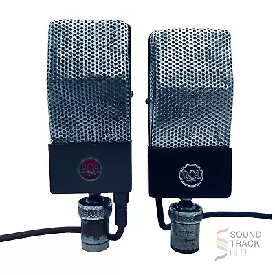 RCA 74-B Bi-Directional Junior Velocity Ribbon Microphones • $2199.99