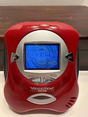 Red VideoNow Personal Video Player Hasbro Electronics 2004 - 6 DVD's Included • $25