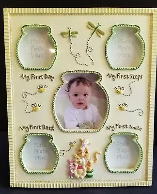 £39.21 • Buy Disney Winnie The Pooh Baby First Desk Picture Frame Day Steps Bath Smile 2009