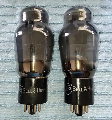 (2) Vintage RCA/Bell & Howell  6L6G  Smoked Glass Tubes Lower Double D-Getters. • $9