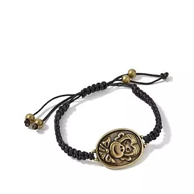 HSN AMEDEO  Monkeydeo  Bronzetone Macrame Bracelet $120 • $68.39