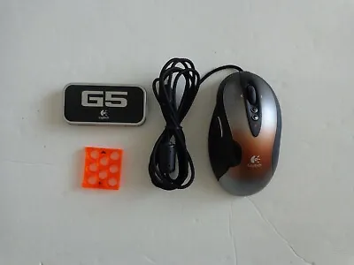 Logitech G5 USB Laser Gaming Mouse W/Adjustable Weight Cartridge • $119.99