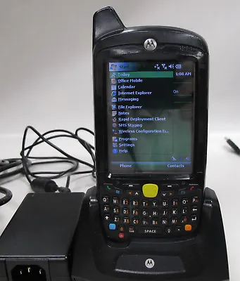 Motorola Symbol Barcode Scanner MC55 MC5574 -PYCDKQRA7WR 1D PDA & Charge Cradle • $175