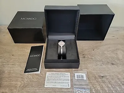 Movado Women's Watch Kara Quartz Pink Dial Stainless Steel Bracelet Sapphire • $100