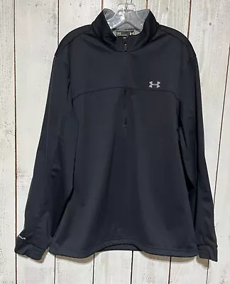 Under Armour Coldgear X Golf X Storm 2 Mens Black Rain/wind Jacket Size Large • $54.99