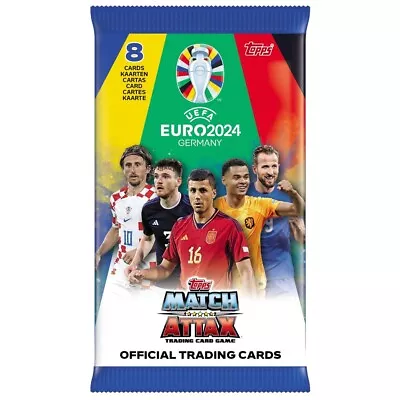 Topps Match Attax Euro 2024 30 Packs Of 4 Cards Each- Total 120 Cards -unopened • £10