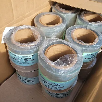 (12) PC MYLAR FILM .005 X4 125 X140FT MELINEX 461 Transparent Printable Film • $450