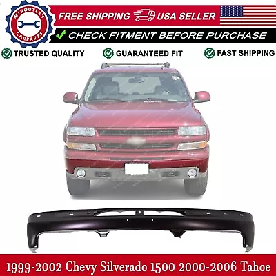 Front Bumper Face Bar For 1999-2002 Chevy Silverado 1500 00-06 Tahoe PrimedSteel • $208.68