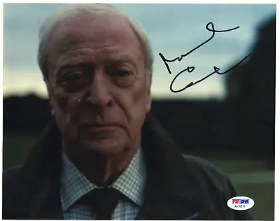 Signed MICHAEL CAINE As Alfred BATMAN 8x10 Matte PHOTO PSA/DNA Coa • $195