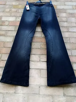 £15 • Buy Y2k 90s Dead Stock Bnwt Low Rise Sonneti Bootcut Kickflare Flares Jeans Size 10 