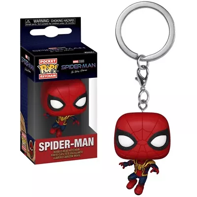 Funko POP! Keychain Marvel Spider-Man No Way Home Vinyl Keyring New • £7.95