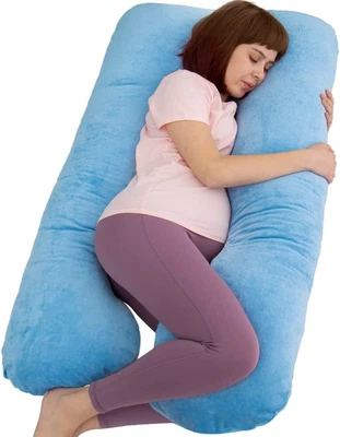 $41.99 • Buy MOON PINE Pregnancy Pillow, U Shaped Full Body Pillow For Maternity Support, Sle