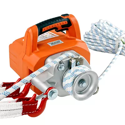 Superhandy Electric Portable Winch Capstan Hoist Brushless Motor Li-Ion Battery  • $304.94