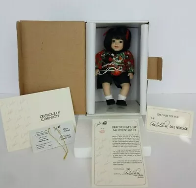 Marie Osmond Lilly Tiny Tot Porcelain Doll Coa #929 Pre-owned And Mint Condition • $29.95