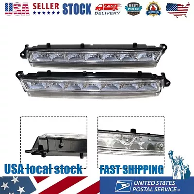 Front LED Fog Lights For Mercedes-Benz X164 Gl320 Gl350 Gl450 Gl550 2007-13 • $69.99