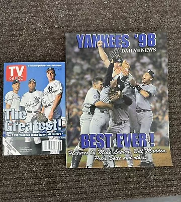 Tv Guide 1998 - New York Yankees - Complete Set Of 6 Signature Covers - New • $20