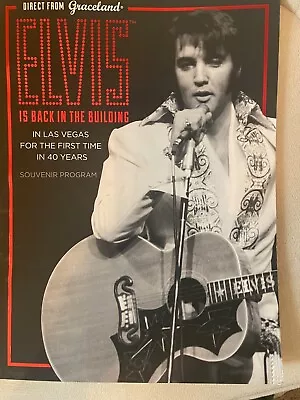 Elvis Souvenir Program • $10