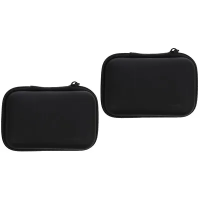 Portable Cable Storage Bag 2x Charger Bag Holder Headphone Holder Travel Cord • £5.51