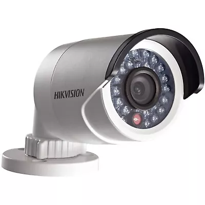 Hikvision 1.3MP HD IP66 3D-DNR IR PoE 6mm Mini Bullet Outdoor Security IP Camera • $29.95