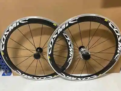 Mavic Road Wheelset Cosmic Carbone Sl Powertap Ed11 (campagnolo) White 700c • $1749