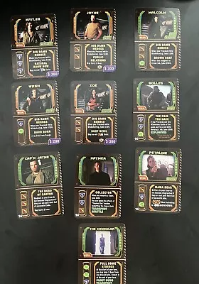 GF9 Firefly Game Big Damn Heroes Promo + 10th Anniversary 5 Leader Cards + More! • $9.99