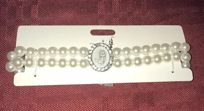 Disney Parks The Aristocats Marie Faux Pearl Chocker Chain Necklace New • $49.99