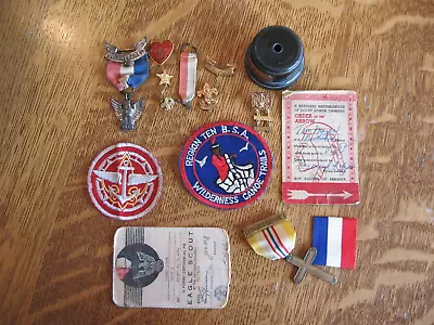 LOT OF 15 Boy Scouts Of America Eagle Cards Medal Award Vintage • $59.99