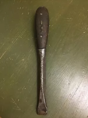 Vintage Irwin Wood Perfect Handle Slot Screwdriver 9  Long 5/8  Tip Usa • $12